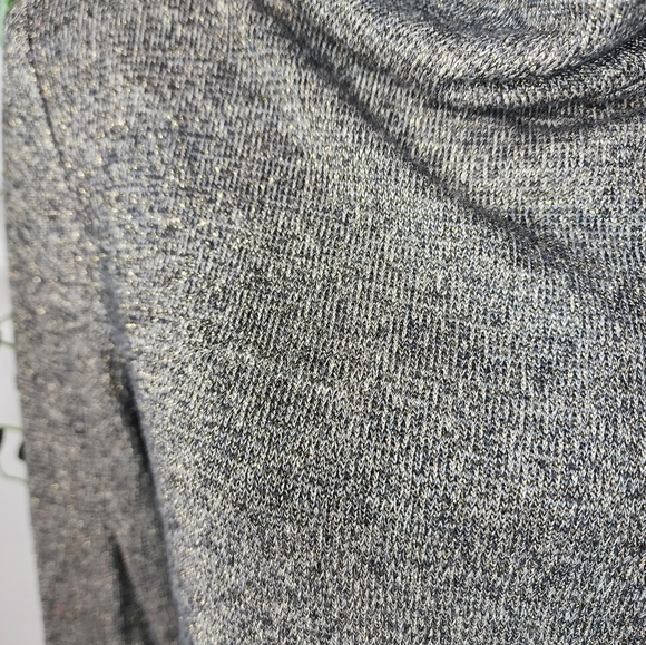 Talbots Gold Metallic Cowl Neck Sweater Size Small - Picture 4 of 9